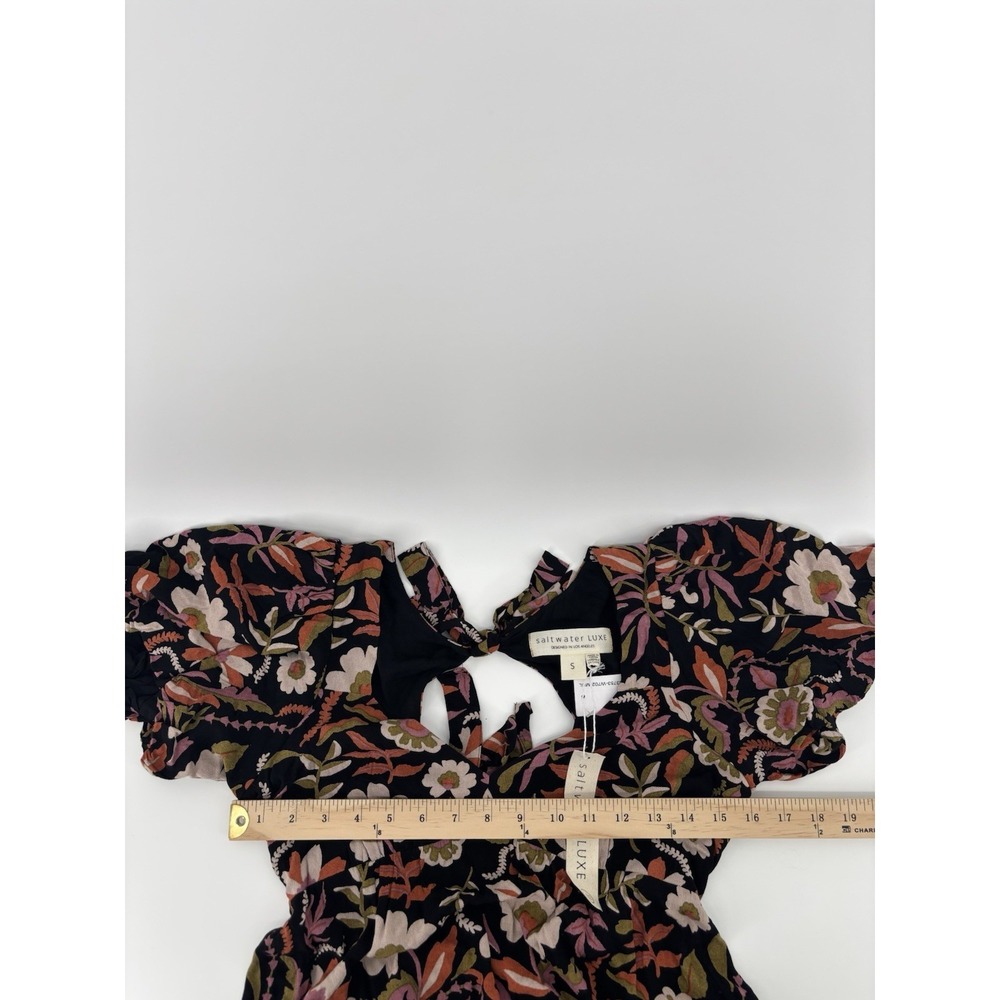 NWT Saltwater Luxe Breelyn Mini Dress Sz S Floral Boho Festival MSRP $148 - Picture 7 of 9